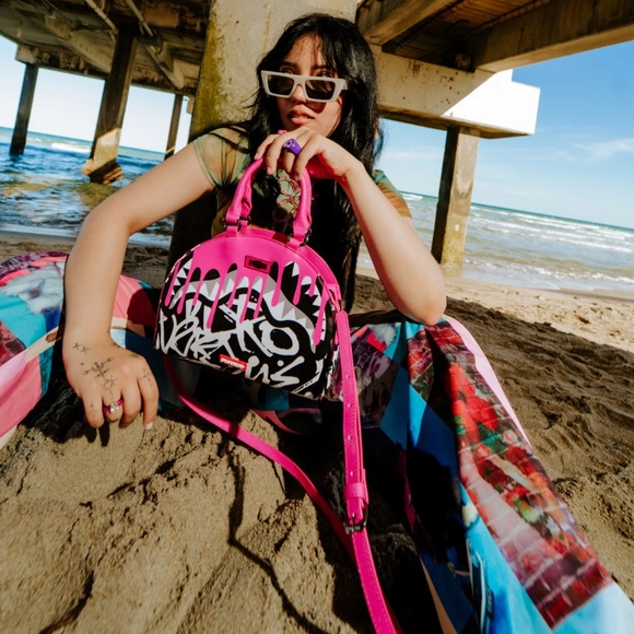 Sprayground Vice Drip Seaside Handbag Crossbody Clutch Shoulder Bag DSB116 - Picture 4 of 5
